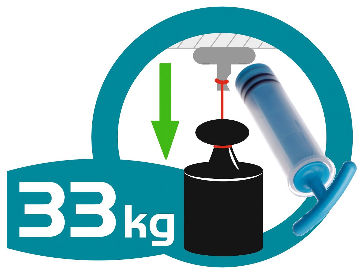 WENKO Handtuchring Vacuum-Loc Quadro, Befestigen ohne bohren – Bild 3 von 4
