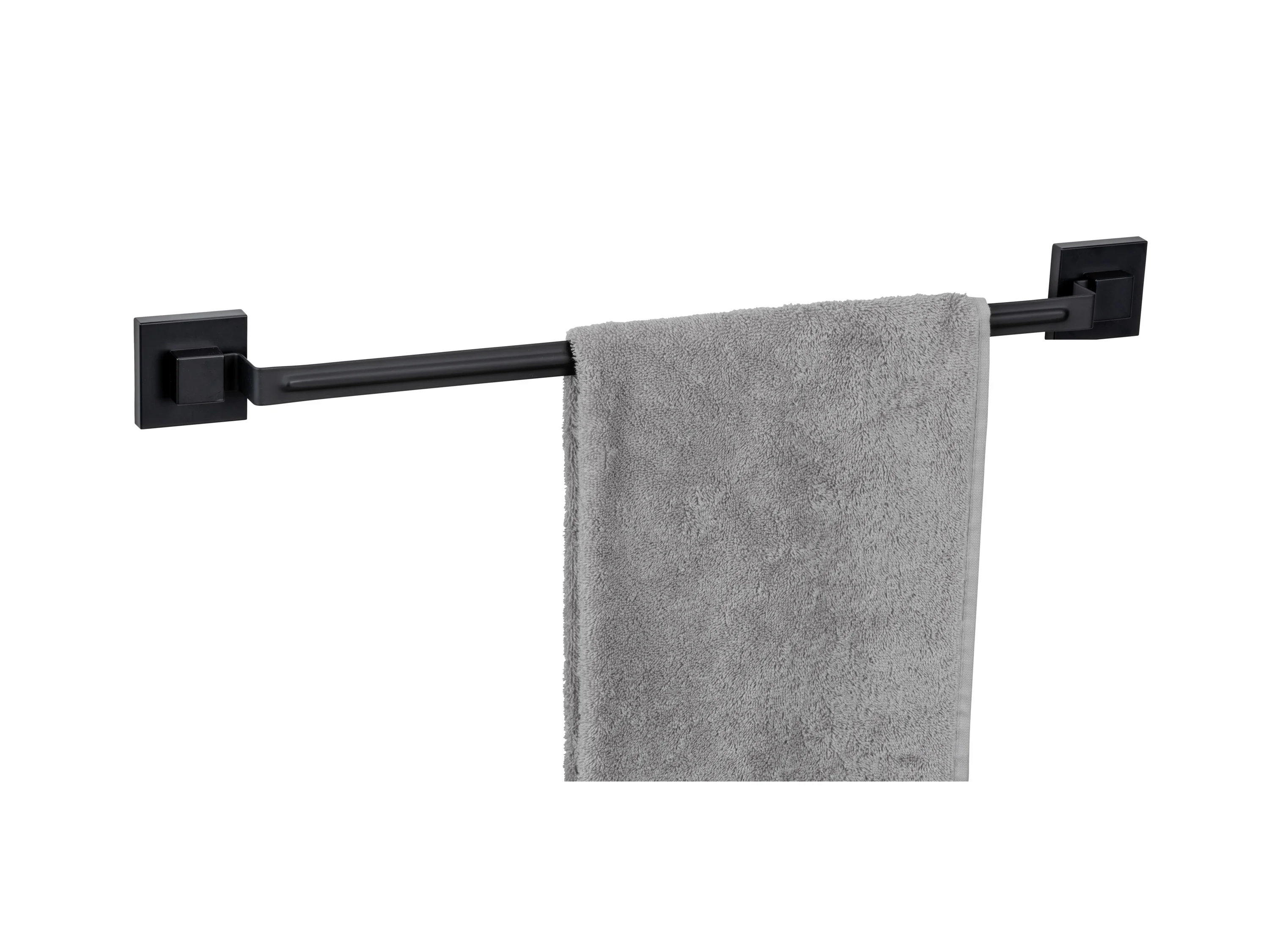 WENKO Handtuchstange Vacuum-Loc® Modell Quadro, aus Edelstahl, Befestigen ohne Bohren – Bild 4 von 4