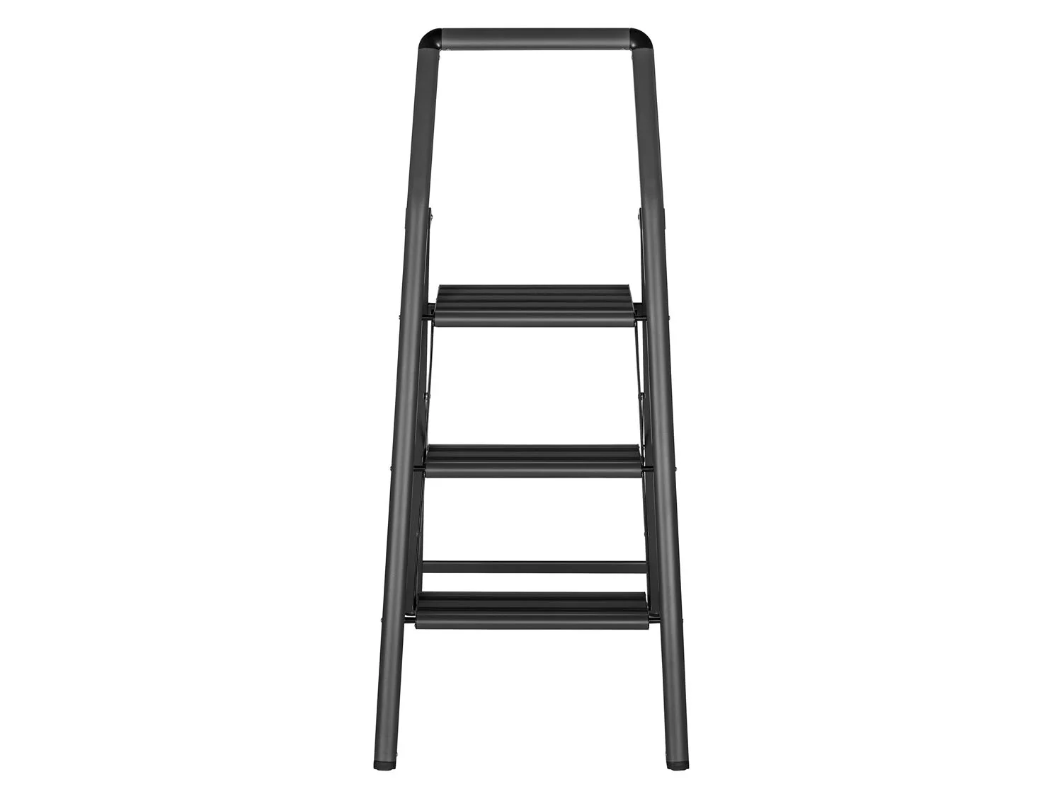 WENKO Haushaltsleiter Compact (3-stufig, Dunkelgrau) – Bild 3 von 4