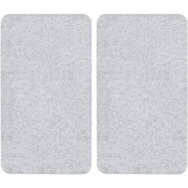 WENKO Herd-Abdeckplatte Universal Modell Transparent, Glas, (Set, 2 tlg), Herdabdeckung für alle Herdarten, kratzfest, mit rutschfesten Füßen