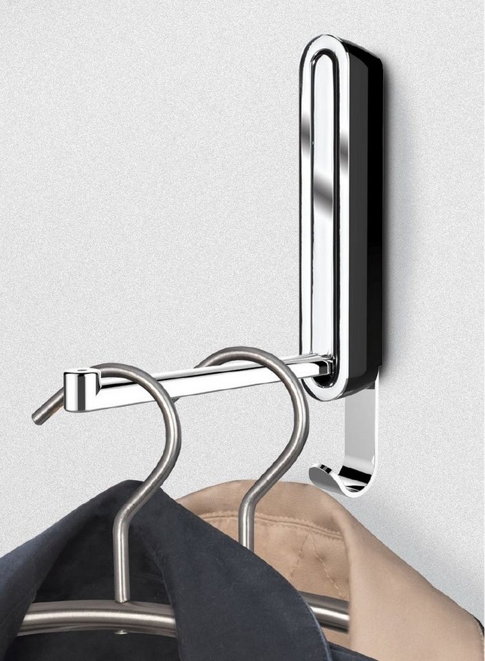 WENKO Klapphaken Premium Sigma, im ovalen Premium-Design aus stabilem Kunststoff – Bild 5 von 5