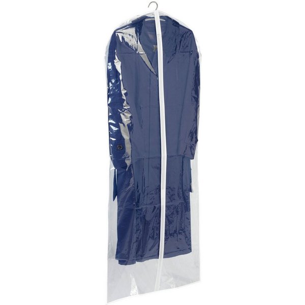 WENKO Kleidersack Transparent (Set, 10 St) Kleiderschutzhülle mit Reißverschluss, ideal auf Reisen, abwaschbar