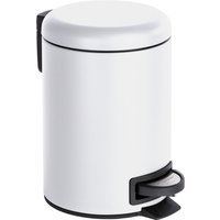 WENKO Kosmetik Treteimer Leman 3L (Weiß)