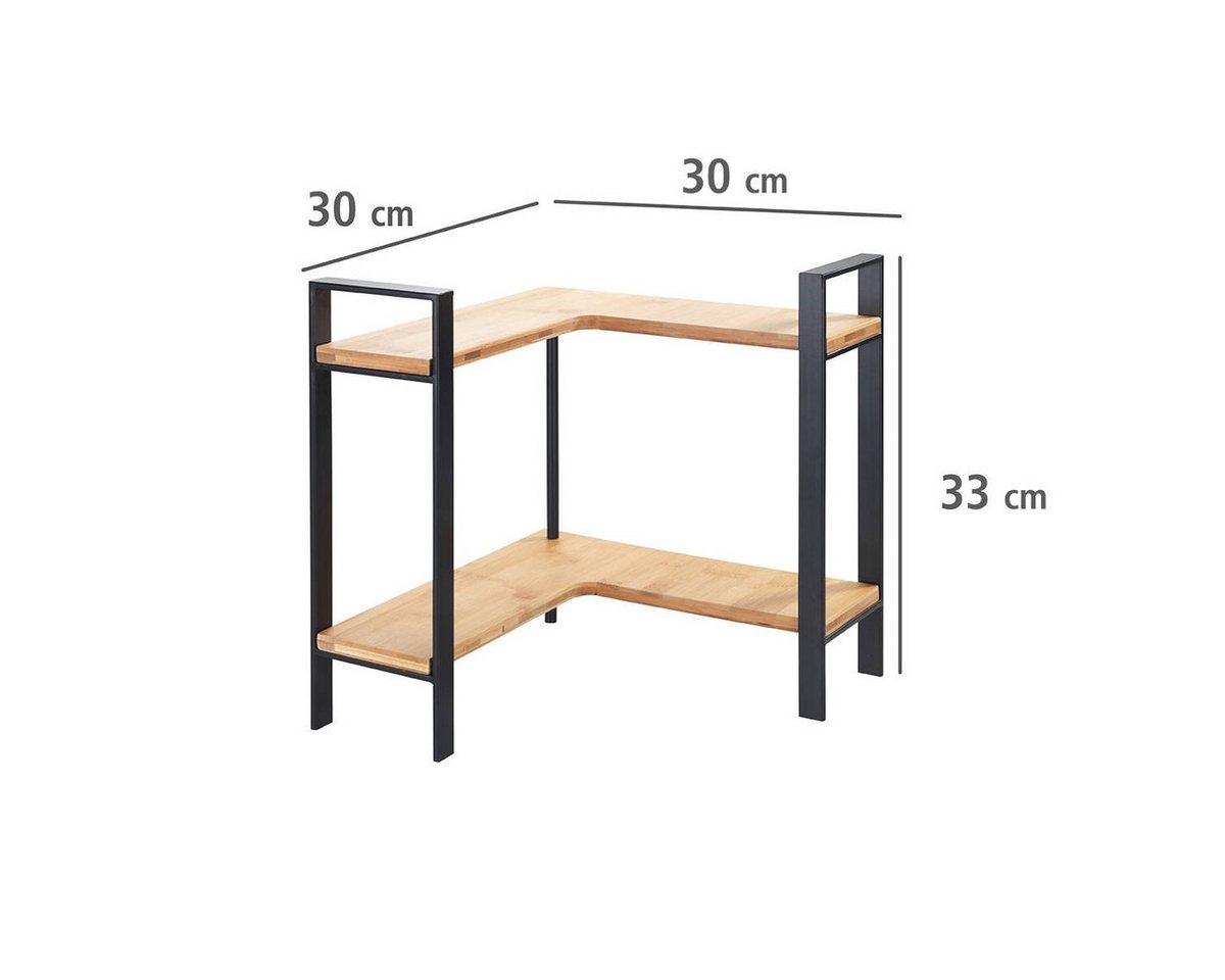 WENKO Küchenregal Küchenregal LOU, 2 Etagen, 30 x 33 x 30 cm, WENKO – Bild 4 von 4