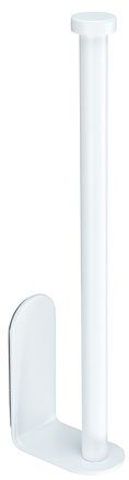 WENKO Küchenrollenhalter Modell Nio, selbstklebend, Befestigen ohne Bohren, rostfreies Aluminium – Bild 2 von 5