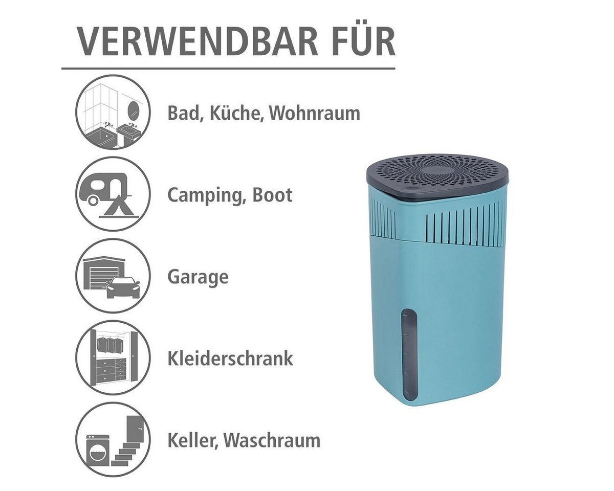 WENKO Luftentfeuchter Drop, für 80 m³ Räume, 1 x 1000 g – Bild 3 von 5