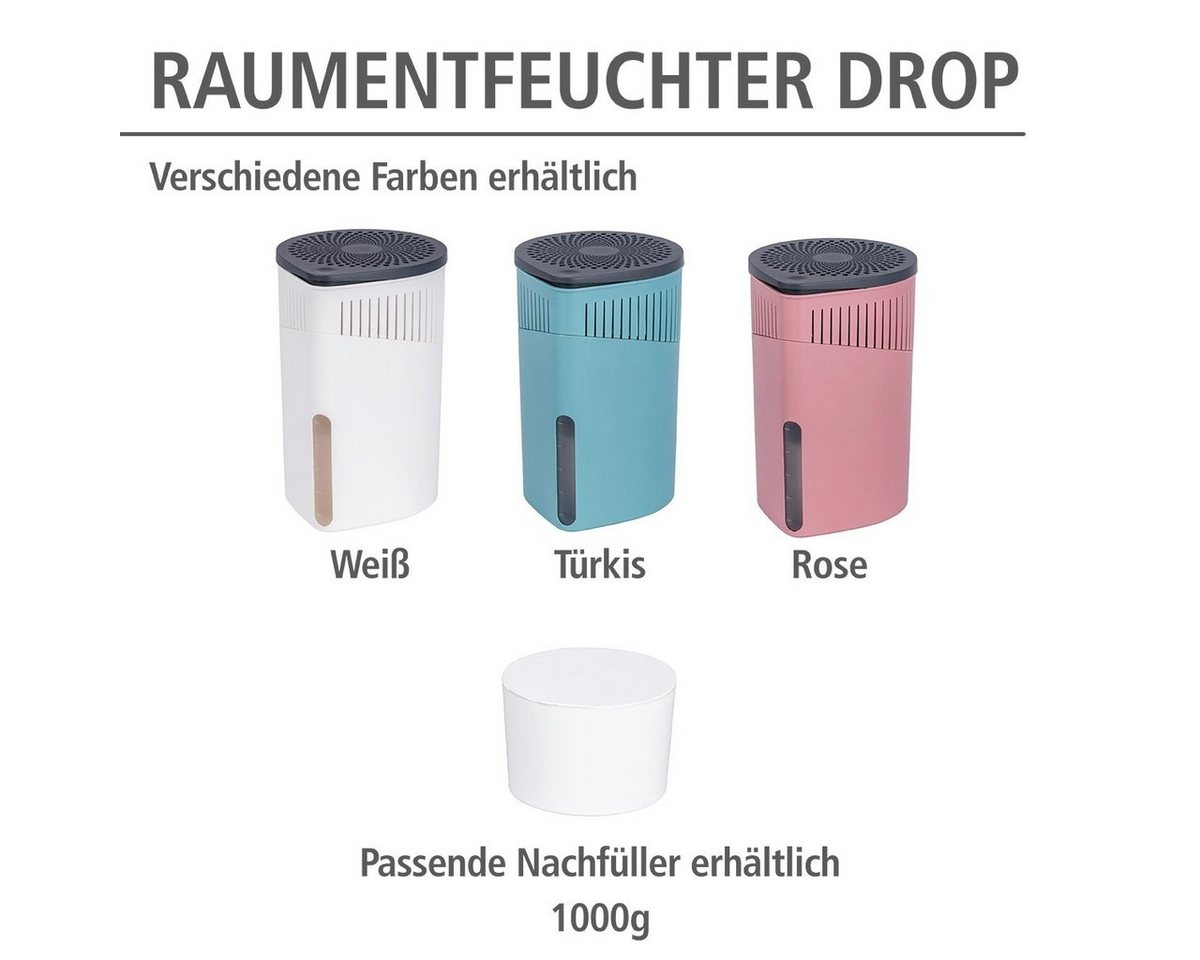 WENKO Luftentfeuchter Drop, für 80 m³ Räume, 1 x 1000 g – Bild 5 von 5