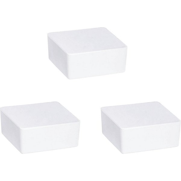 WENKO Luftentfeuchter-Nachfüllpack Cube, für Design-Raumentfeuchter Cube 1000 g, Orange, 3 x 1 kg