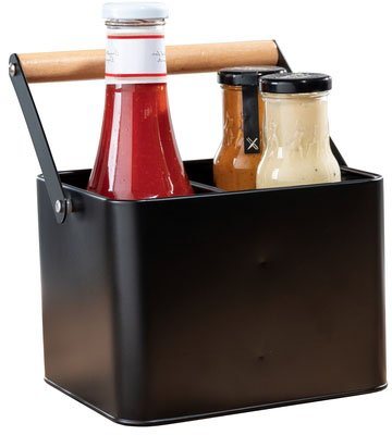 WENKO Organizer Modell Baco, robuster Tragekorb, ideal zur Aufbewahrung von Ketchup und Grillsaucen – Bild 4 von 5