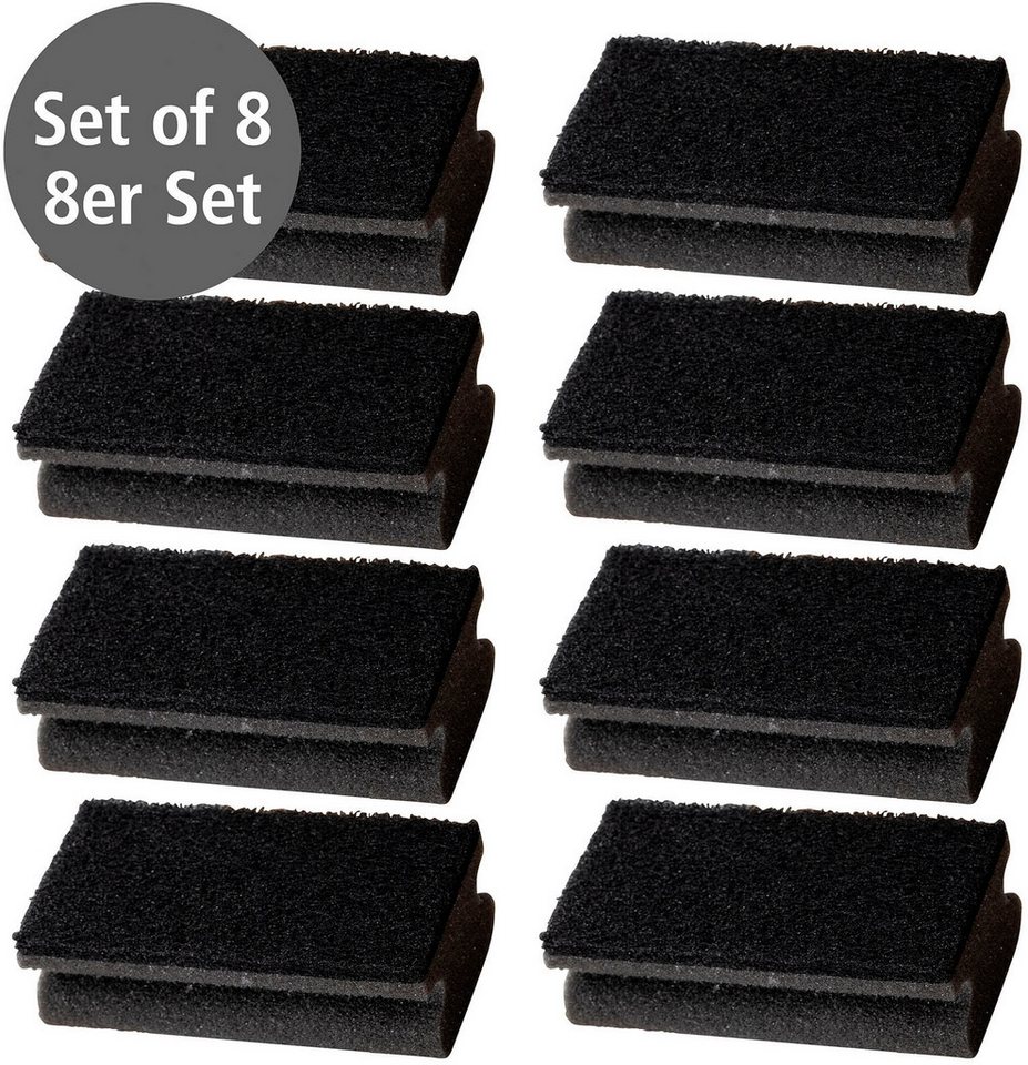 WENKO Reinigungsschwamm Modell Ben, 8er Set, 2-Phasen Schwamm, grobe & weiche Seite, mit extra großer Oberfläche – Bild 5 von 5