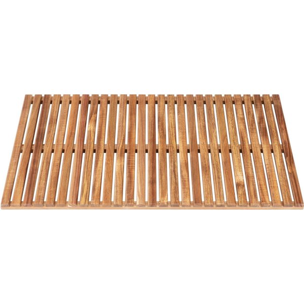 WENKO Saunabodenrost Acacia, Höhe 25 mm, rechteckig, Baderost aus Akazienholz für innen & außen