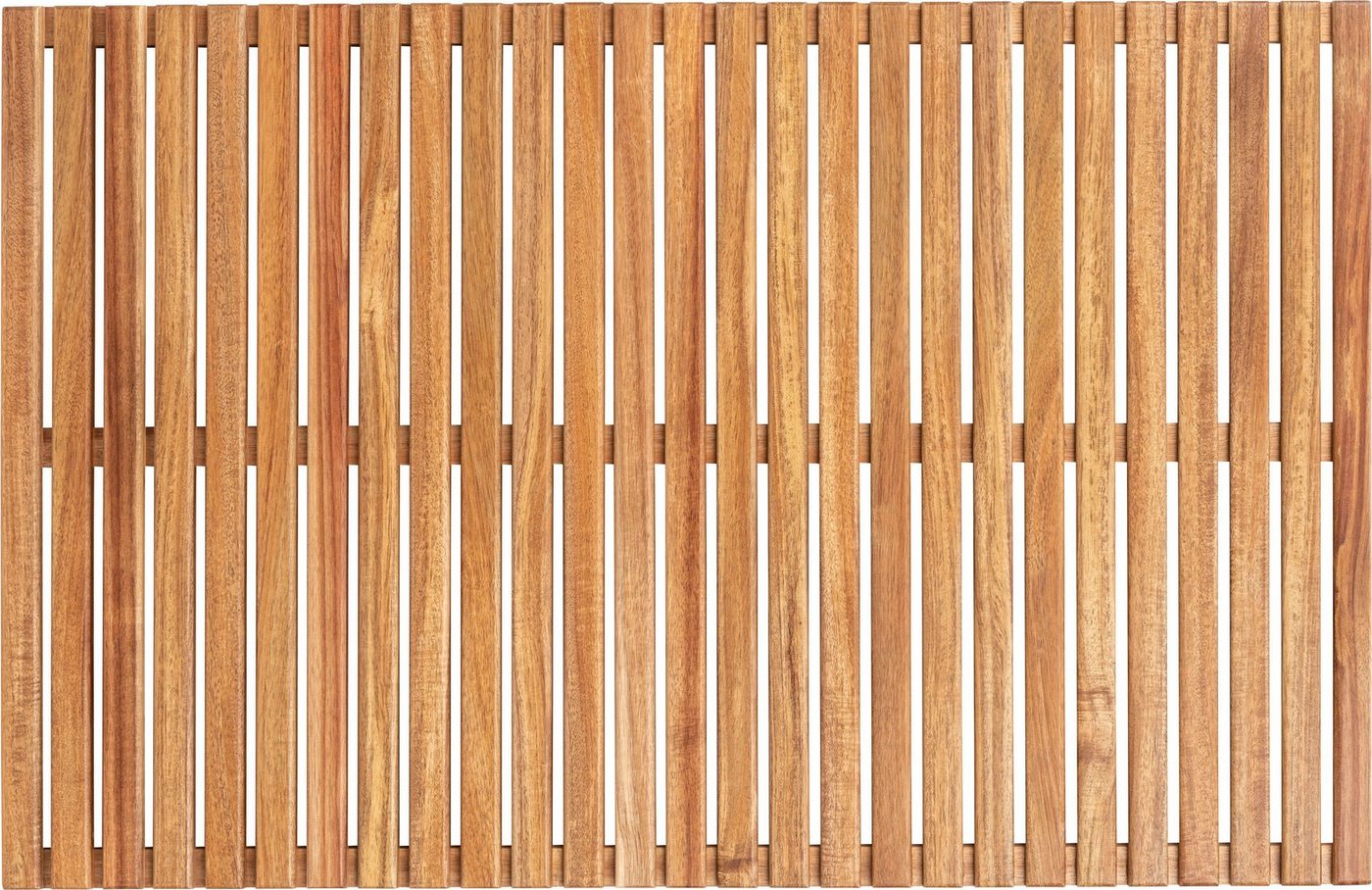 WENKO Saunabodenrost Acacia, Höhe 25 mm, rechteckig, Baderost aus Akazienholz für innen & außen – Bild 3 von 3