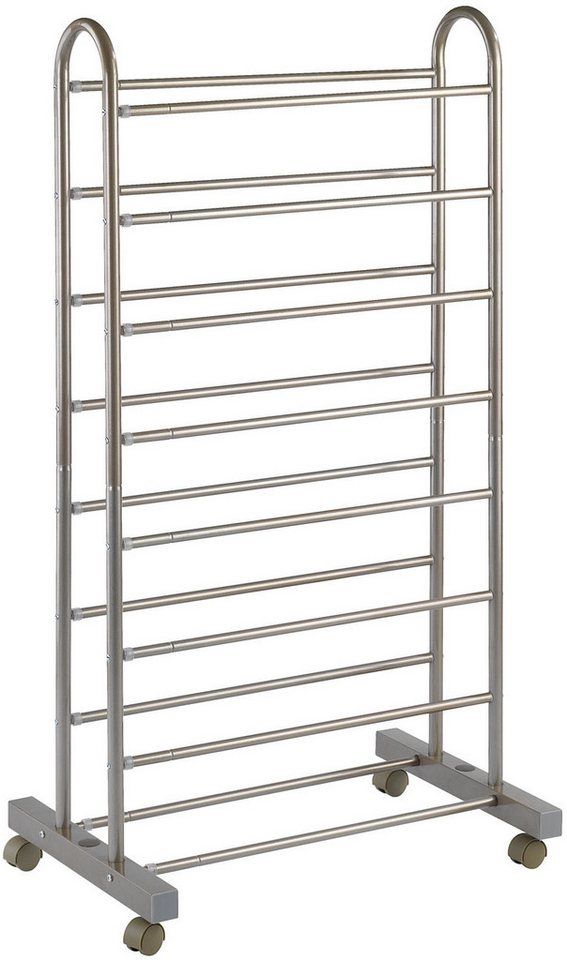 WENKO Schuhregal Modell Giant, für bis zu 42 Paar Schuhe, ausziehbar und fahrbar, mit 4 Rollen – Bild 2 von 5