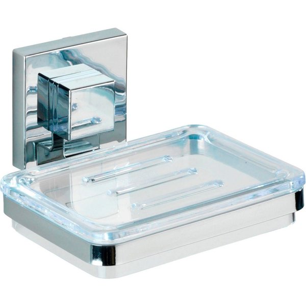 WENKO Seifenhalter Quadro, 1-St., Vacuum-Loc®