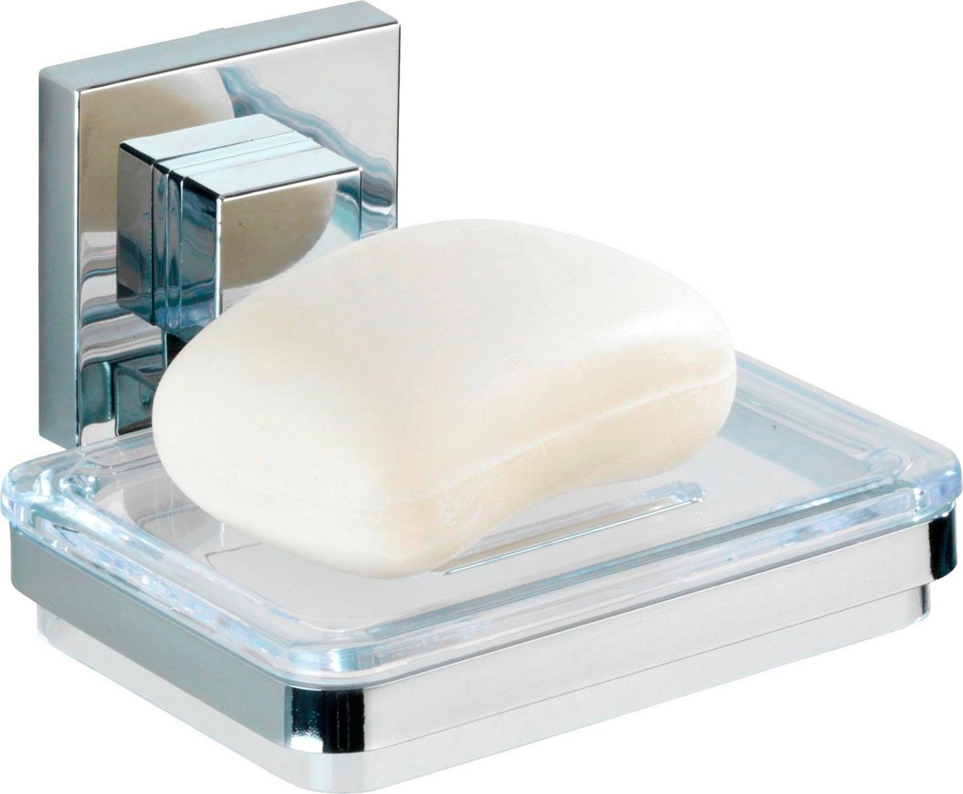 WENKO Seifenhalter Quadro, 1-St., Vacuum-Loc® – Bild 2 von 5