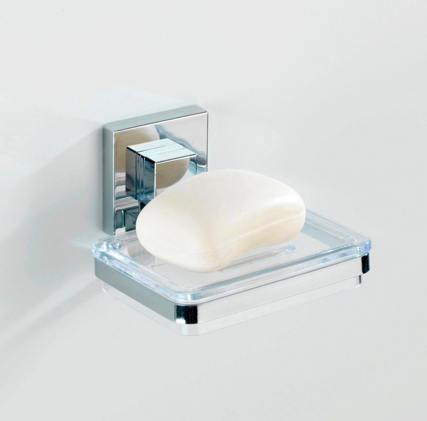 WENKO Seifenhalter Quadro, 1-St., Vacuum-Loc® – Bild 3 von 5