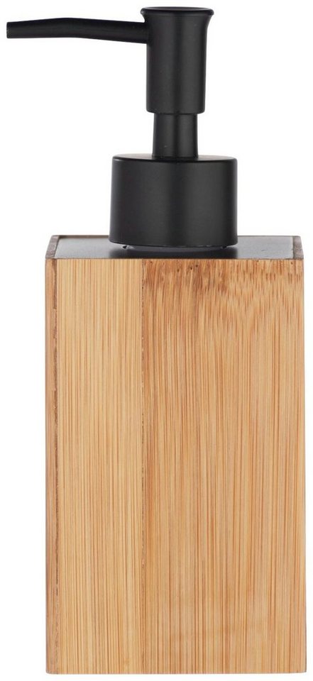 WENKO Seifenspender Padua, Bambus, 210 ml – Bild 2 von 3