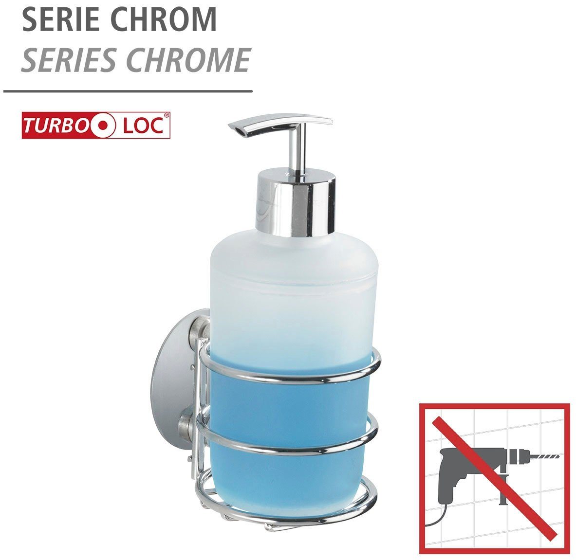 WENKO Seifenspender Turbo-Loc®, (1-tlg), 285 ml – Bild 3 von 5