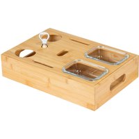 WENKO Snackbar mit Glasschalen
