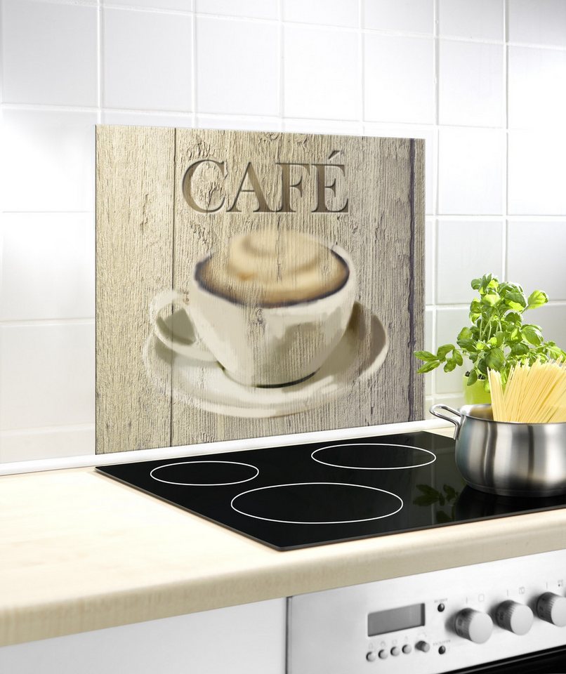 WENKO Spritzschutz Modell Café, Küchenrückwand für Herd oder Spüle, gehärtetes Glas – Bild 3 von 5