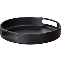WENKO Tablett Modell Susie, Metall, 360° drehbar, Drehteller für Küche und Esstisch mit Haltegriffen