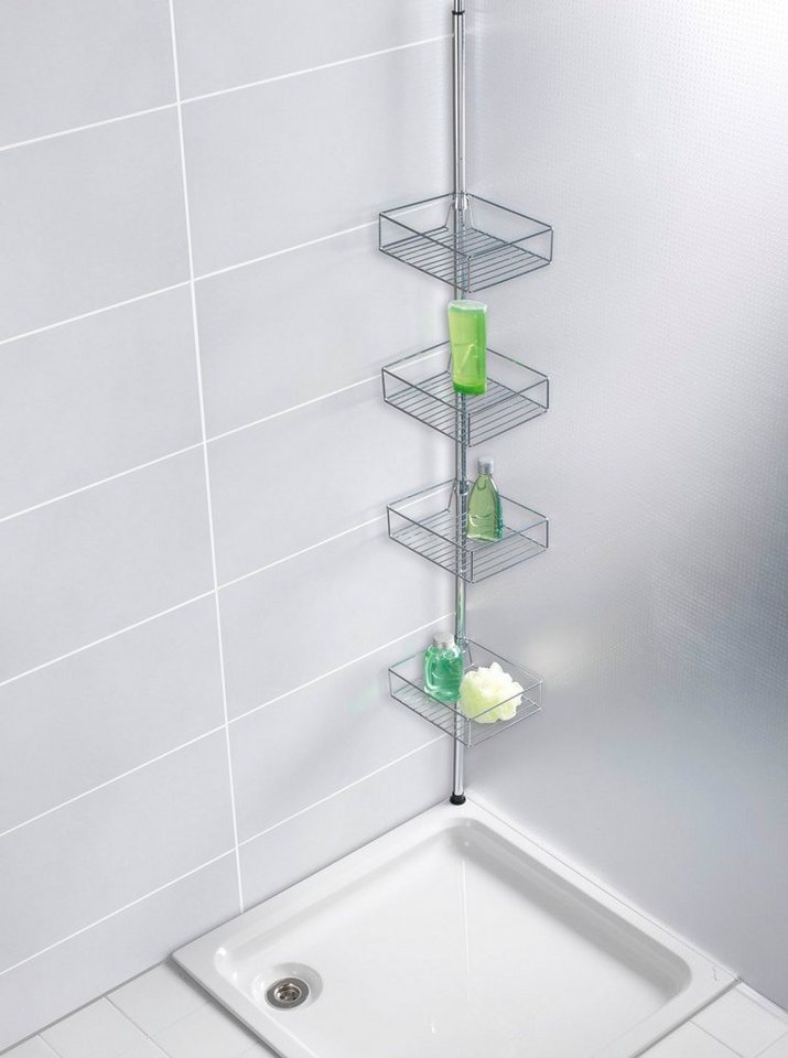 WENKO Teleskopregal Domaso, 4 Ablagen – Bild 2 von 5