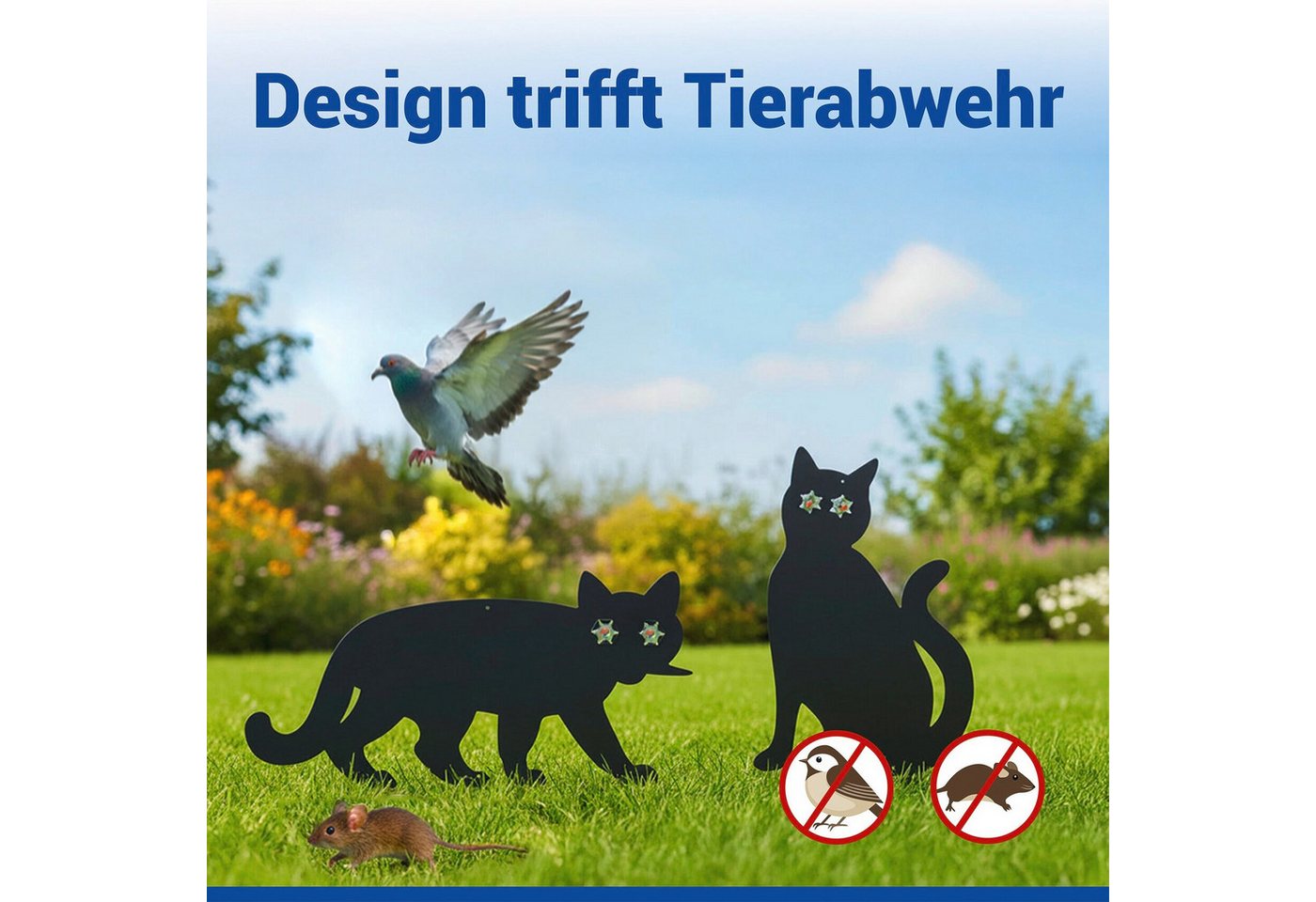 WENKO Tierabwehr-Attrappe, (Set, 2-St) – Bild 3 von 5