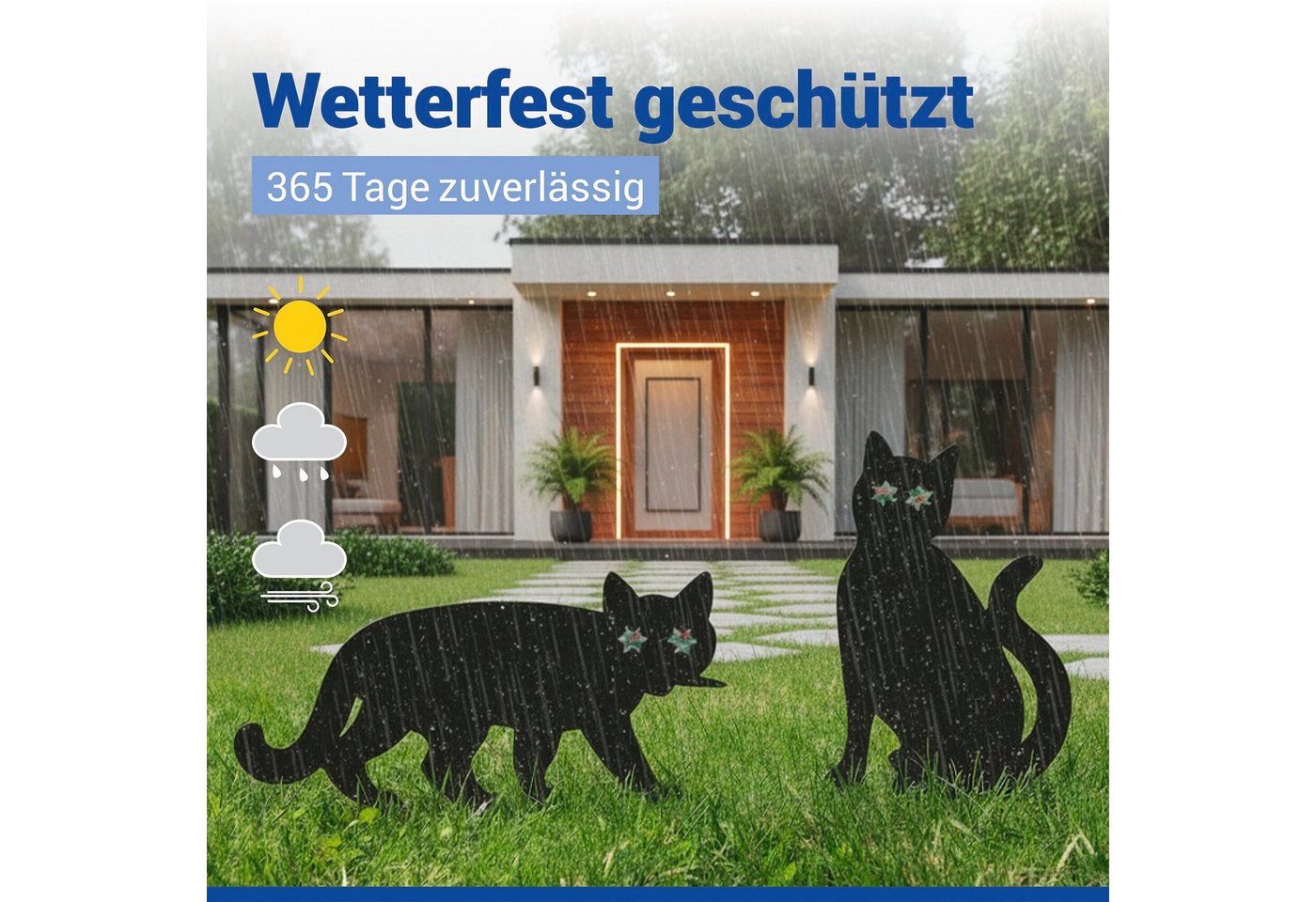 WENKO Tierabwehr-Attrappe, (Set, 2-St) – Bild 4 von 5