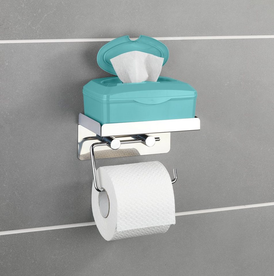 WENKO Toilettenpapierhalter, 2in1 Kombination – Bild 4 von 5