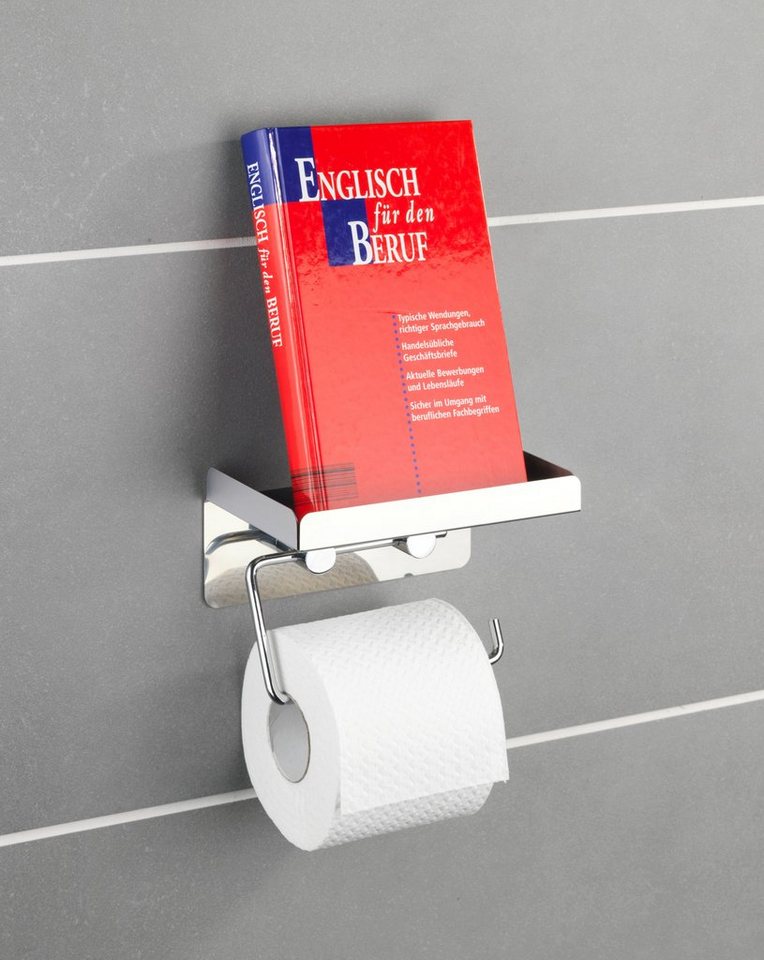 WENKO Toilettenpapierhalter, 2in1 Kombination – Bild 5 von 5