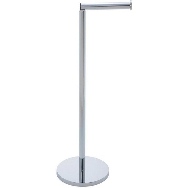 WENKO Toilettenpapierhalter, 2 in 1, mit Ersatzrollenhalter, Höhe: 55 cm