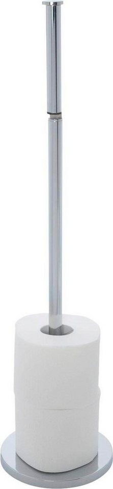 WENKO Toilettenpapierhalter, 2 in 1, mit Ersatzrollenhalter, Höhe: 55 cm – Bild 2 von 5