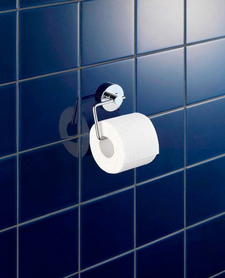 WENKO Toilettenpapierhalter Milazzo, Befestigen ohne bohren – Bild 3 von 5