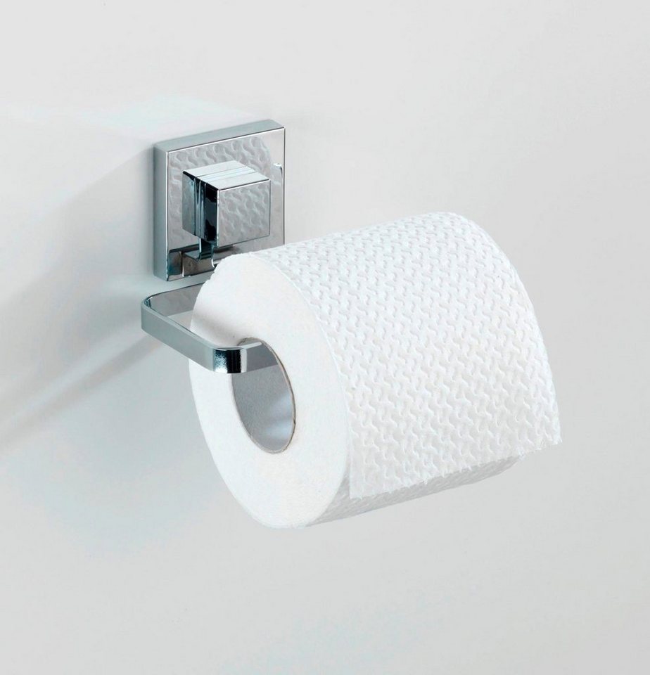 WENKO Toilettenpapierhalter Quadro, Vacuum-Loc – Bild 4 von 5