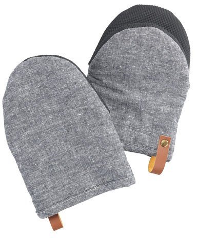 WENKO Topfhandschuhe Modell Ada Mini, (Set, 2-tlg), kleine Ofenhandschuhe, Handflächen aus Neopren, Baumwollinnenseite – Bild 2 von 5