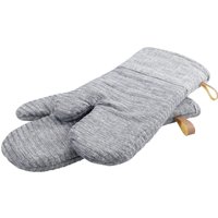 WENKO Topfhandschuhe Modell Ada Stripes, (Set, 2-tlg), Ofen- und Grillhandschuhe, extra langer Schaft, Baumwollinnenseite