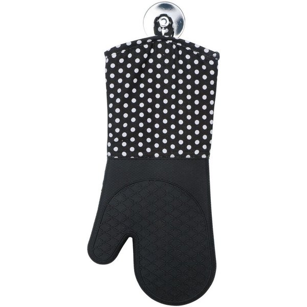 WENKO Topfhandschuhe Modell Silikon, (Set, 2-tlg), Ofen- und Grillhandschuhe, Hitzeschutz, Baumwollinnenseite, 1 Paar