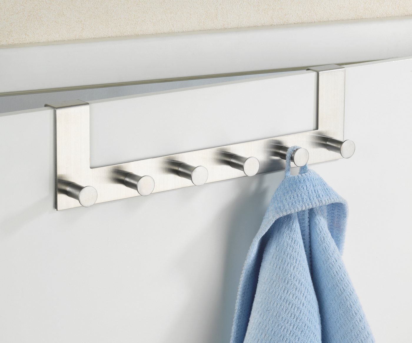 WENKO Türhaken Modell Celano, Türen, Türgarderobe, Hakenleiste mit 6 Haken – Bild 5 von 5