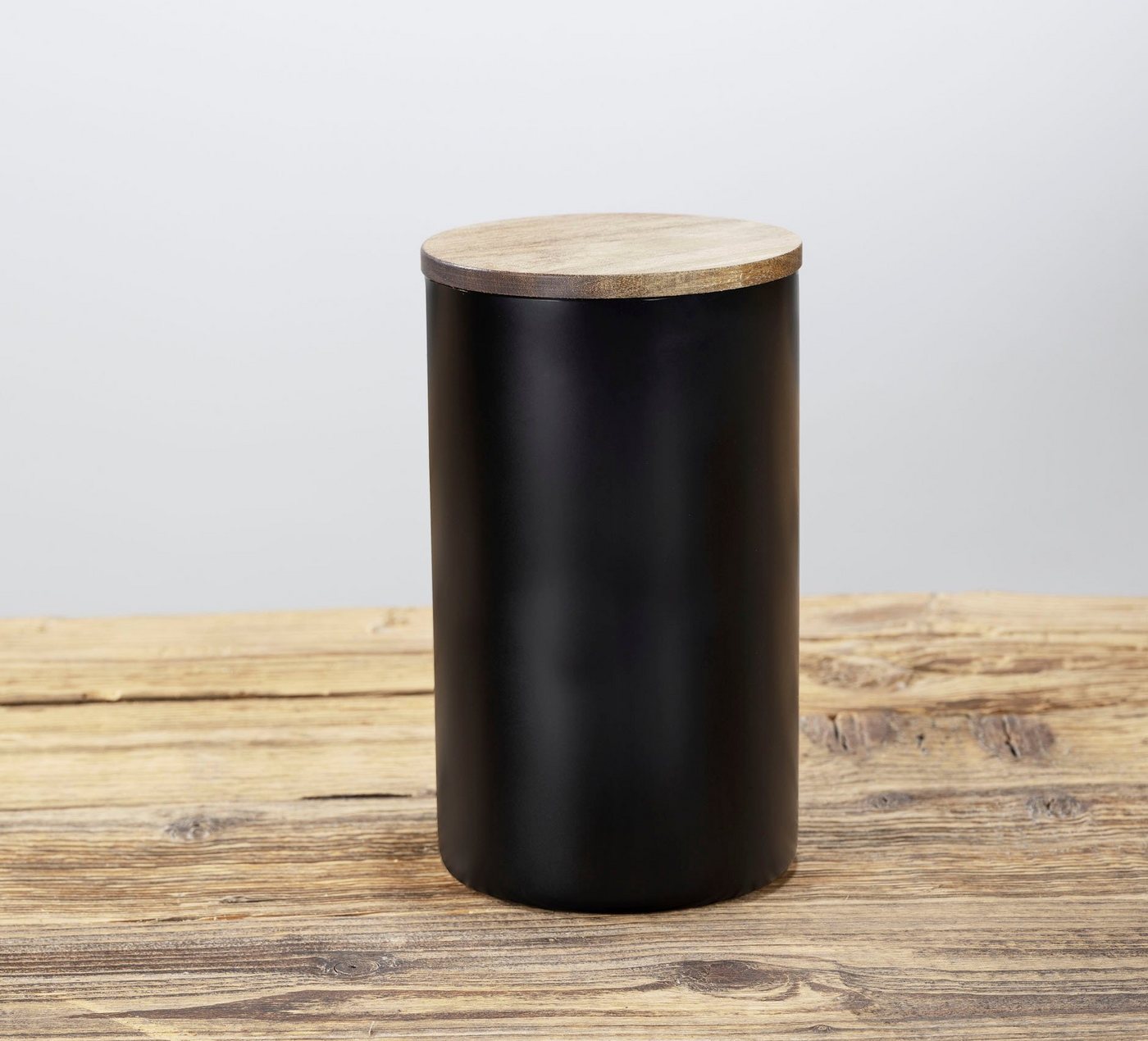 WENKO Vorratsdose Modell Mio, Borosilikatglas, (1-tlg), Frischhaltedose für Lebensmittel, luftdichter Deckel aus Akazienholz – Bild 5 von 5