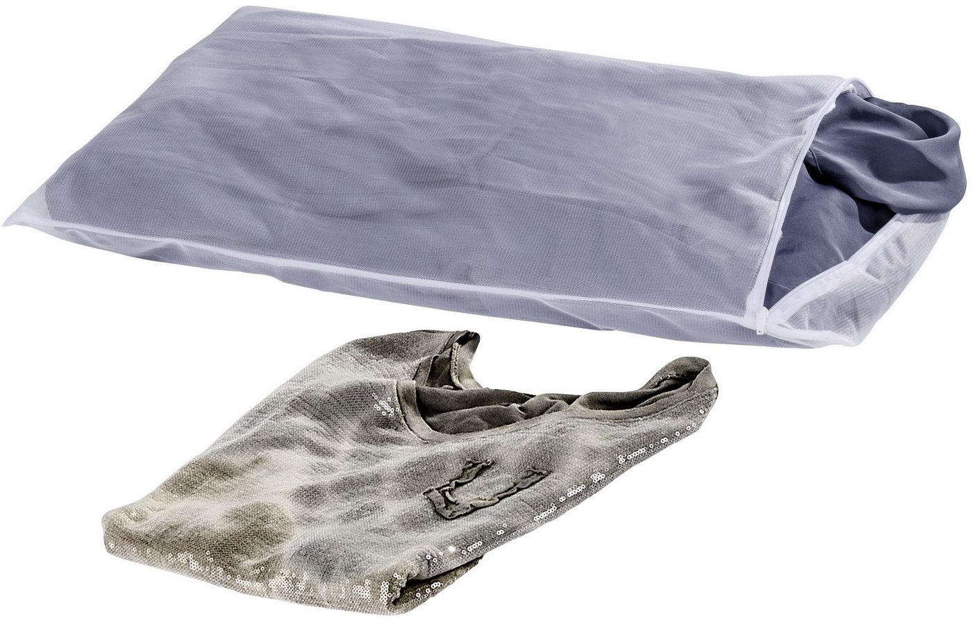 WENKO Wäschenetz Universal 3 kg,(Set, 4-St), Wäschebeutel zum Schutz für Feinwäsche, mit Reißverschluss, kochfest – Bild 3 von 5