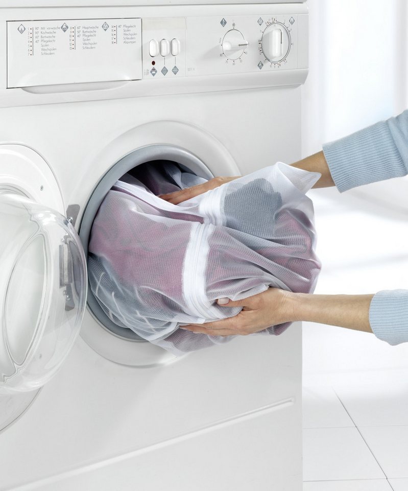 WENKO Wäschenetz Universal 3 kg,(Set, 4-St), Wäschebeutel zum Schutz für Feinwäsche, mit Reißverschluss, kochfest – Bild 5 von 5