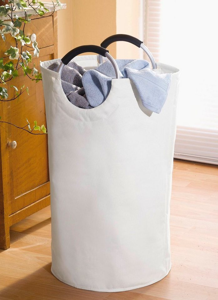 WENKO Wäschesack Jumbo (1 St), Wäschesammler, Maße (B/T x H): Ø 38 x 72 cm – Bild 3 von 4