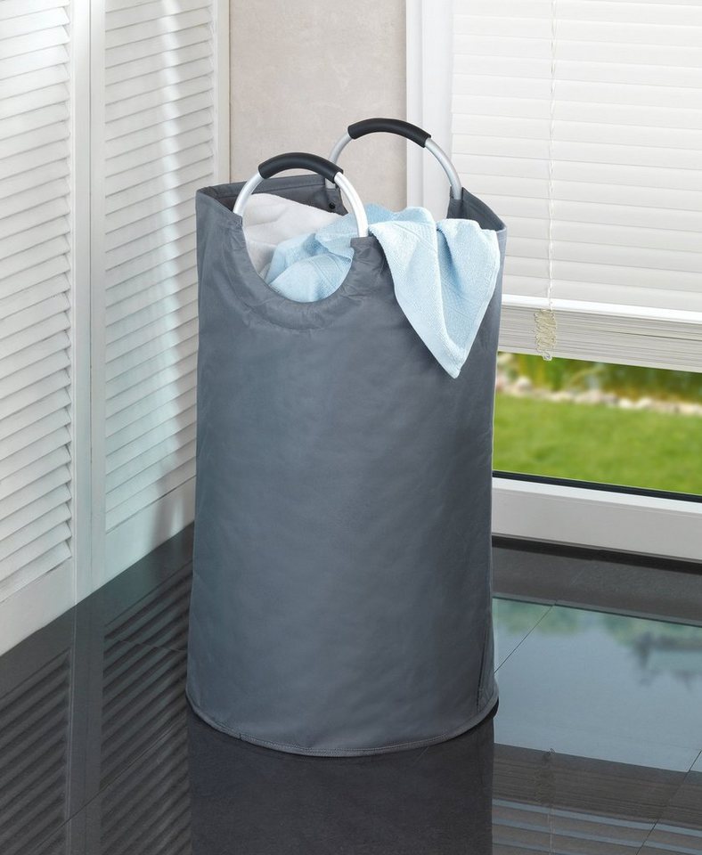 WENKO Wäschesack Jumbo (1 St), Wäschesammler, Maße (B/T x H): Ø 38 x 72 cm – Bild 2 von 4
