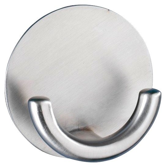 WENKO Wandhaken Rondo, (Set, 4-St), Edelstahl, selbstklebend, rostfrei – Bild 2 von 3