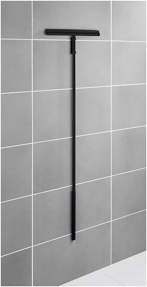WENKO Wasserabzieher Modell Rosole, Boden- und Fensterwischer mit Wandhalter, Edelstahl, 40 cm Wischbreite – Bild 2 von 5
