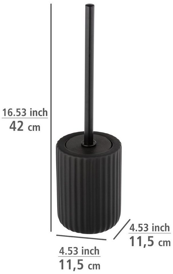 WENKO WC-Garnitur Belluno, Bürstenhalter, Keramik – Bild 2 von 2