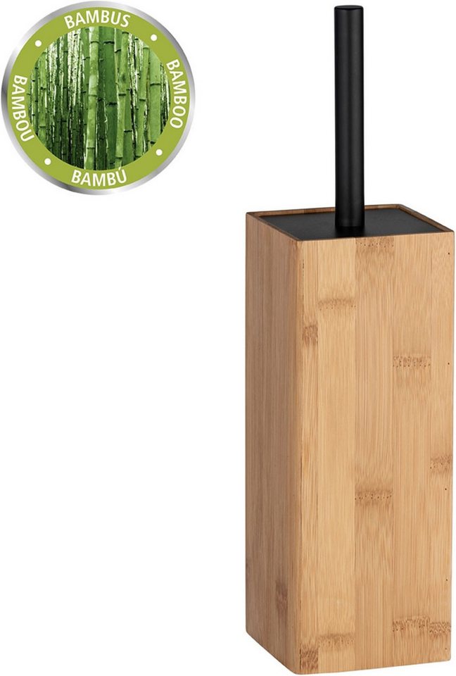WENKO WC-Garnitur Padua, (1-tlg), Bambus – Bild 2 von 5