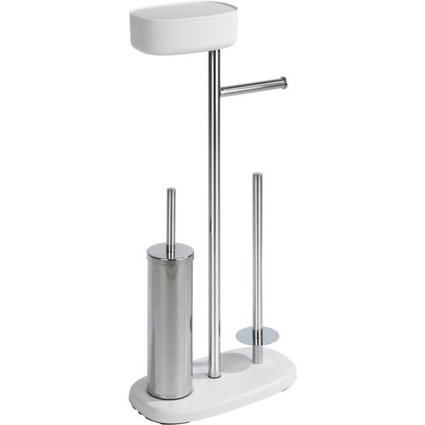 WENKO WC-Garnitur Rivazza, (1-tlg), integrierter Toilettenpapierhalter und Box