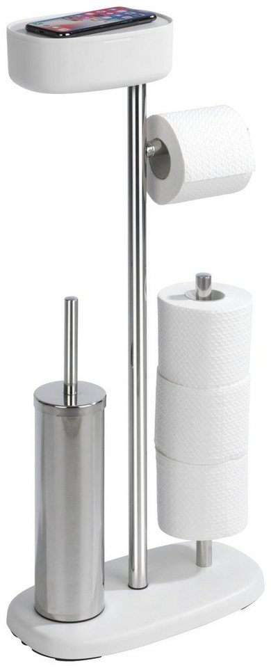 WENKO WC-Garnitur Rivazza, (1-tlg), integrierter Toilettenpapierhalter und Box – Bild 2 von 5