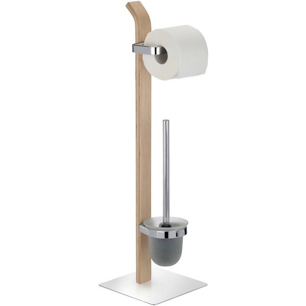 WENKO WC-Garnitur Samona Nature, mit Papierrollenhalter